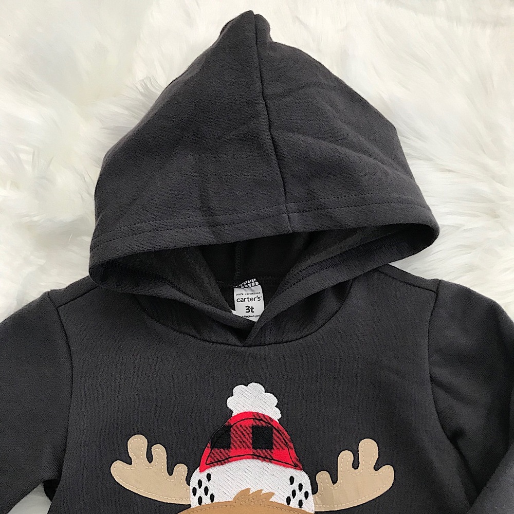 Boy’s 2 Piece Christmas Set Hoodie & Pants 3T - Picture 7 of 11